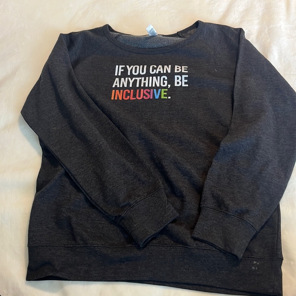 Inclusive sweatshirt